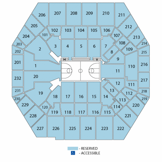 Bankers Life Fieldhouse, Indianapolis IN - Seating Chart View