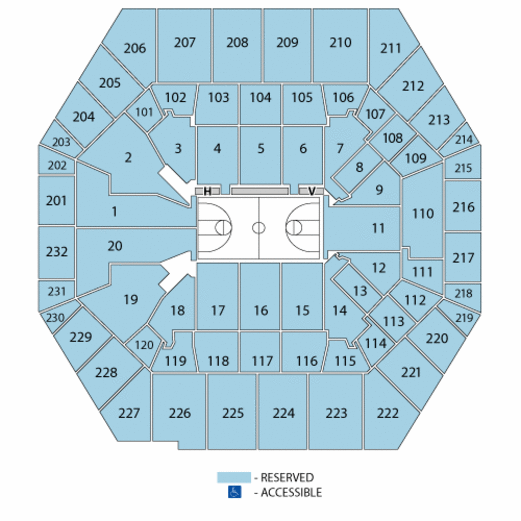 Pacers Arena Seating Chart