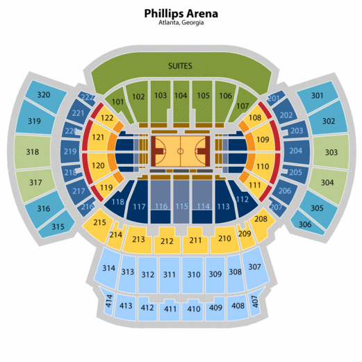 Hawks Seating Chart 2016