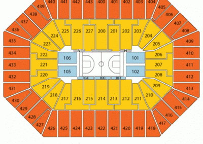 The Palace Of Auburn Hills Seating Chart With Rows