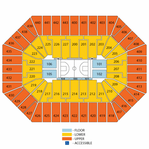 Bradley Center Seating Chart With Rows