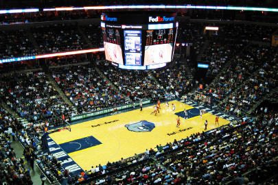 NBA Basketball Arenas - Memphis Grizzlies Home Arena - FedExForum