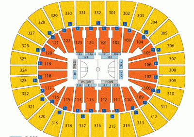 Orleans Arena Seating Chart