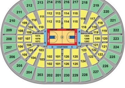 Palace Of Auburn Hills Seating Chart With Seat Numbers