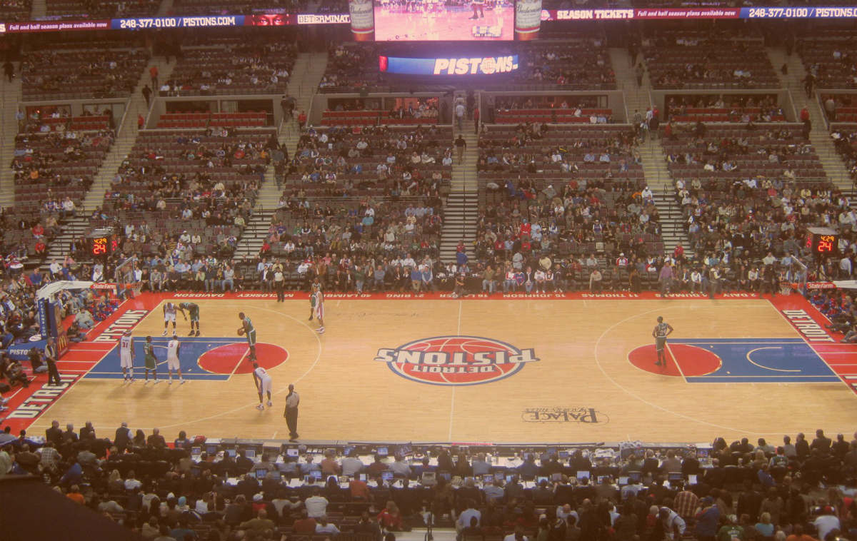 old detroit pistons arena