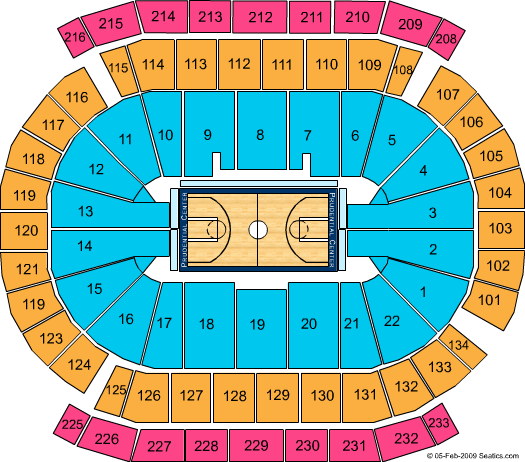 Breakdown Of The Prudential Center Seating Chart