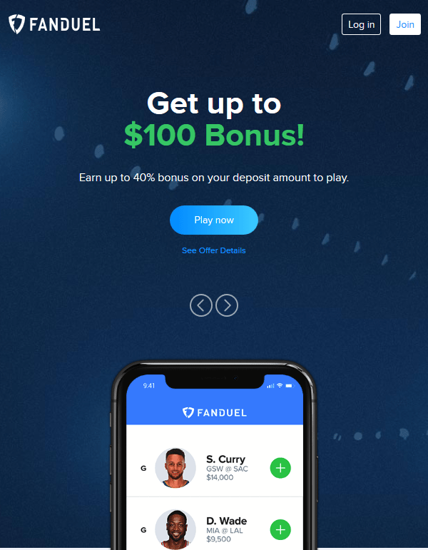 FanDuel Promo Code for Deposit Bonus Play for FREE